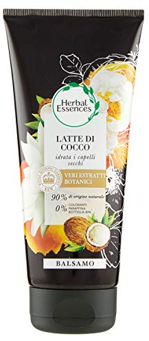 Herbal Essences Balsamo Latte di Cocco, Idrata i capelli secchi, in Collaborazione con i Giardini Botanici Reali di Kew - 200 ml