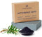 larum sports Black Soap, feste Duschseife Männer, Aktivkohle Seife gegen Akne und Pickel, Naturseife, Seife Stück, feste Seife Männer, schwarze Seife, festes Duschgel Männer, African Black Soap 85g