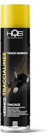 HQS Bomboletta di Vernice Spray 600ml Traccialinee Colori RAL (RAL 1003 Giallo)
