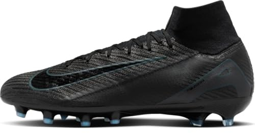 NIKE High-Top-Fußballschuh Mercurial Superfly 10 Elite Ag-Pro High-Top-Fußballschuh, Black/Black-Deep Jungle, FQ8339-002, 44 EU (10 US)