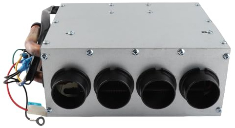 Riscaldatore Universale Sottoscocca 12 V, Riscaldamento Rapido, Sbrinatore per Autoveicoli, 4 Prese D'aria, Interruttore a 3 velocità, per Auto, Camion