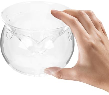 SHINEOFI Glass Cocktail Bowl with Ice Chamber Novelty Transparent Martini Glasses with Chiller Decorative Salad and Dessert Bowls for Home Restaurant Bar Suitable for Appetizers and Drinks
