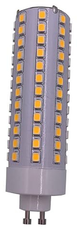 KJXP, Paket om 5, LED majslampa AC85-277V GU6.5 10W/15W 108/144-2835SMD 360 graders ljuslampa(Natural white,10W 25x83mm)