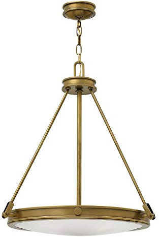 HK/COLLIER/P Collier 4 ljus taklampa i arv mässing