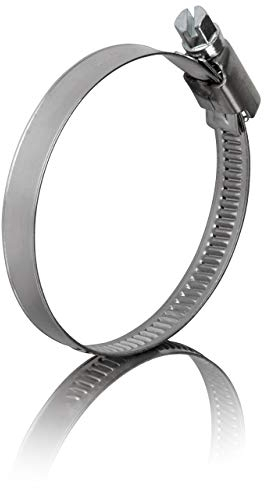 Garsiduro® Profi Schlauchschellen 40-60 mm, 6 Stück aus rostfreiem Edelstahl in W4 Qualität, 9 mm Bandbreite - hochwertige V2A Schlauchklemmen für Absaugschlauch, Abluftschlauch, Tauchpumpe