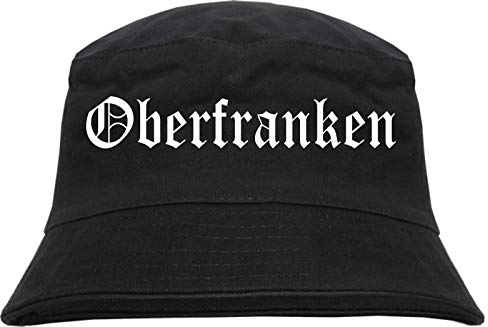 HB_Druck Oberfranken Fischerhut - Bucket Hat Schwarz L/XL
