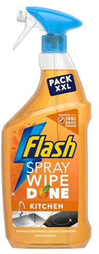 Flash Wipe & Done Spray, Bright Mandarin, 800ml