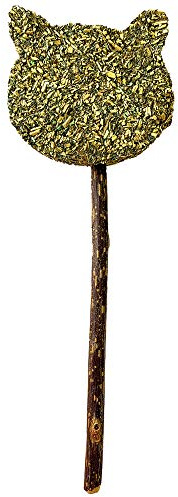 Croci Euphoria Stick Catnip Cat Face, Jouet Comestible pour Chat à Base d'herbe à Chat, 14 cm