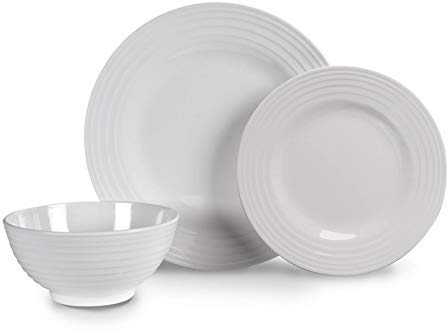 Kampa Blanco 12pc Tableware Set