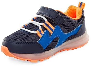 Simple Joys by Carter's Girls Anka Light-Up Sneaker, Navy