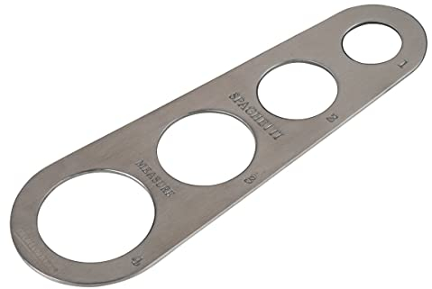 Fackelmann Spaghettimaß für Pasta (Spaghetti) – Nudel Portionierer für bis zu 4 Personen – Einfache Abmessung der Nudelmenge – Spaghettiportionierer aus hochwertigem Edelstahl