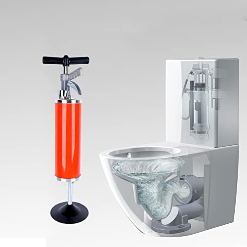 Saugglocke Abflussreiniger Manuelle Pumpe Druckluft Rohrreiniger Luftstößel Reinigungspumpe Rohrbaggergerät - 0,7mpa Druck