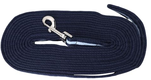 Dilwe Pferdetrainingsseil, 26, 2 Fuß, Marineblau, mit Steuerung, Outdoor-Pferdetrainingsausrüstung, Pferdetrainingsgerät für das Führen von Pferden
