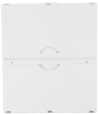 Aramox Scatola Portaoggetti in Plastica Sotto il Letto, Organizer per Cassetti Porta Abiti di Grande capacità per Camera da Letto, Contenitore Pieghevole Trasparente Sotto il Letto con