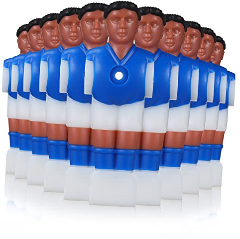 BESPORTBLE 11stücke Teiliges Tischkicker Ersatzfiguren Aus Hochwertigem Resin Kompatibel Mit Standard-fußballkickerstangen Lebendige Farben Präzise Spieltechnik Robustes Fußballspieler Zubehö