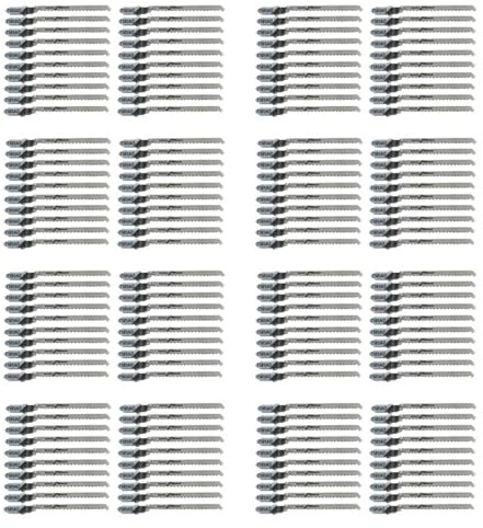Reinscer 160Pcs Reciprocating Jigsaw Blade T101AO T-Shank Multi Jig Saw Blades for Wood Plastic Cutting Disc
