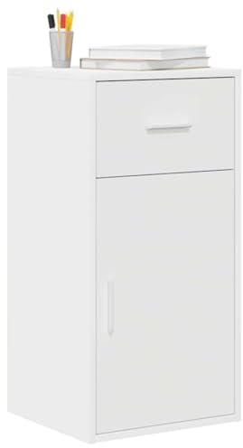 vidaXL Aparador con cajón 38 x 34 x 75 cm, Aparador Rectangular Moderno, Módulo de Almacenamiento Elegante para un Hogar Organizado, Espacio Práctico