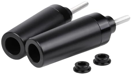 HZBHD Sturzschutz Sturzpads Motorrad-Rahmengleiter, Sturzpads, Sturzpads Für CFMOTO 675SR-R, 675SS, 675NK, 675 SR-R, SR SS, NK, Vorderachsgleiter, Hinterradschwingenschutz Fallschutz(SCHWARZ 2)