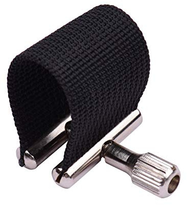 Ligatura per Sassofono Alto Bocchino in Metallo Design Compatto e Durevole Migliora Tono per Musicisti Professionisti e Hobbisti con Regolazione a Vite Singola