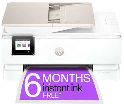 HP Envy Photo 7934 All in One Printer | Wireless | Print, Scan & Copy | 6 months free Instant Ink | Automatic 2-sided photo printing | Touchscreen | Dedicated Photo tray | Automatic Document Feeder