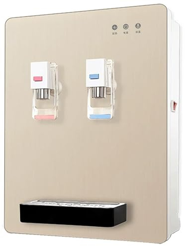 Distributore D'acqua Con Unità Di Alimentazione a Parete, Macchina Per Tubazioni a Parete, 2 Temperature Calde E Fredde, Serbatoio Interno Da 750 Ml, Per Ufficio, Soggiorno, Camera Da Letto, Cucina