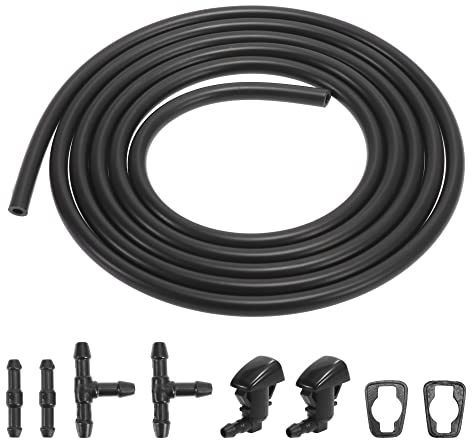 X AUTOHAUX 7uds Coche Delantero Parabrisas Lavado Boquillas 2 Metros Manguera 55079049AA