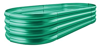 Land Guard Green Raised Bed, 6×3 ft Elevated Planter Box, Raised Beds for Gardening Vegetables（Green）…