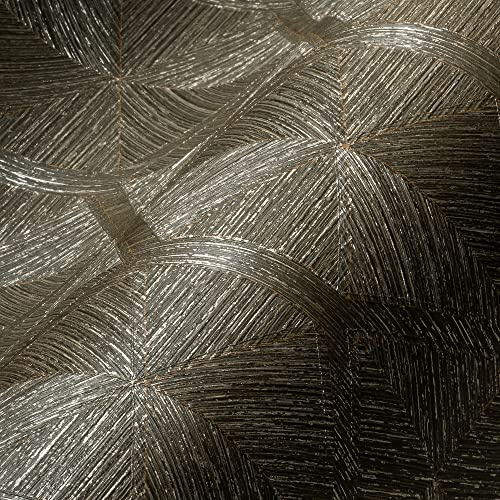 Livingwalls My Home My Spa 3D Tapete Braun Gold 386904 Vlies Strukturtapete Geometrisch 10,05x0,53m Made in Germany