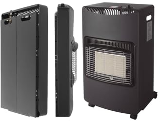 Estufa de gas butano o propano por Infrarrojos plegable 4200W, estufa cerámica de gas bajo consumo y pequeña.