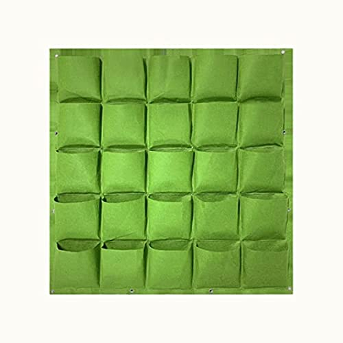 Duiaynke Hängende Pflanztasche Blumentopf Multi Use 25 kleine Taschen Gemüse Pflanztasche Garten Hof Balkon Haus Wanddekoration