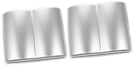 Alipis 2stücke Aluminium Kuchenform Buchform Antihaft Backform Für Kreative Torten Für Hochzeiten Partys Und Familienfeiern Leicht Zu Entformen