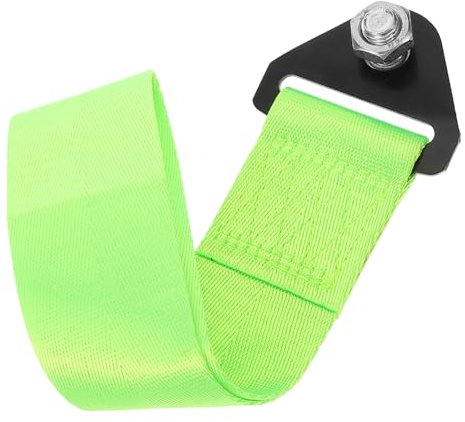 COSMEVIVI Car Tow Strap Mit Metallhaken Dekorative Abschleppschlaufe Für Vordere Stoßstange Hochfeste Fluoreszierendes Universelle Auto-außenverzierung Für Sportlichen Look