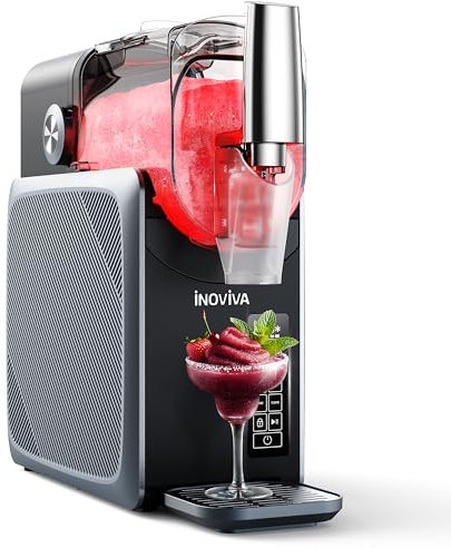 INOVIVA 2.6L Slush Machine – No Ice Needed, Frozen Drink Machine with Self-Cleaning, 5 Preset Modes, Makes Slushies, Milkshakes, Frappés & Frozen Cocktails for Home Use