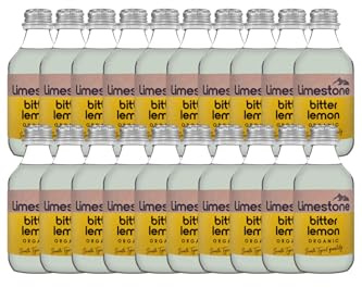 Limestone Bitter Lemon, per cocktail, 20x200ml, italiana e biologica