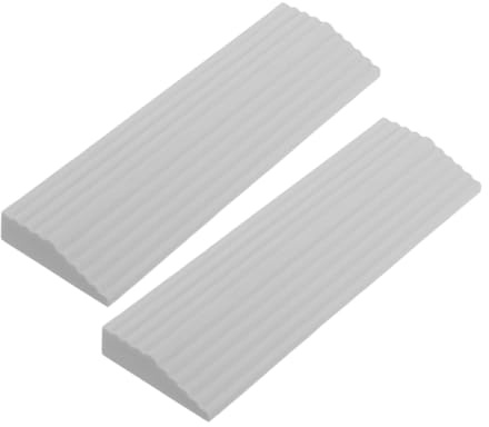 Mikinona 2pièces Rampe Seuil Porte Robot Aspirateur Antidérapante Résistante Maison Salle De Bain Rampes Transitions Faciles