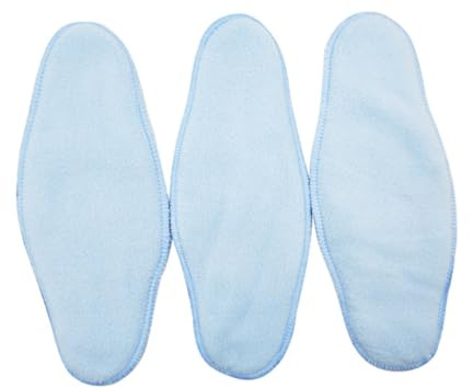 LALADEFIEE 8 Stück Waschbare Stoffbinden aus Polyester mit Hoher Saugfähigkeit und Reißverschlusstasche für Menstruationsperiode und Wochenbett