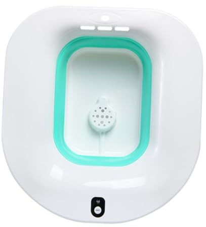 Elektrisches Sitzbad für Toilettensitz, Faltbar, Grün aus Pp Tpr