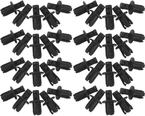 ELAYARD 100 Pezzi Clip di Fissaggio per Paraurti Auto 100 Pezzi in Plastica, Rivetti a Pressione per Carrozzeria Veicoli, Bulloni per Copertura Paraurti, Accessori per Montaggio Pannelli