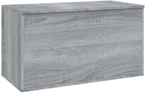 vidaXL Cassapanca Grigio Sonoma 84x42x46 cm in Legno Ingegnerizzato