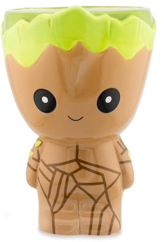 Marvel Studios Guardians of the Galaxy Baby Groot 3D Sculpted Ceramic Mug | Large Coffee Cup For Tea, Espresso, Cocoa | Holds 20 Ounces