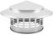 QWORK® 160 MM Roof Rain Cap 304 Stainless Steel, Chimney Cover, Vent Hood, Chimney Caps