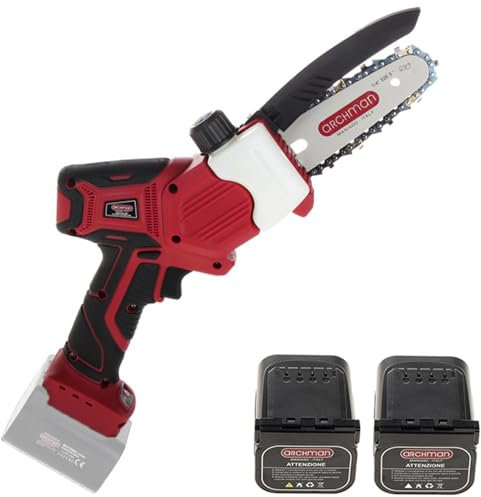 ARCHMAN POTATORE A CATENA A BATTERIA PE02 Diametro taglio 120 mm - Barra 12.5cm - 5