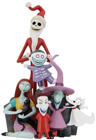Enesco Disney Showcase Figurine Pyramide L'Étrange Noël de Monsieur Jack 22,9 cm Multicolore