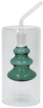 BRANDANI Oliera Twister in Vetro con Interno Verde 70ml