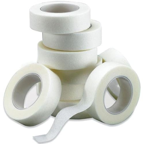 Box of 24-1.25cmX10m, Micropore Surgical Tape, First Aid Medical Tape, Hypoallergenic Microporous Tape, Easy Tear, Strong & Breathable, Comfortable, Multipurpose Tape, White (1.25cmX10m 24 Rolls)