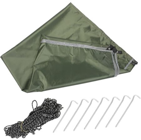 Anneome Wärme Isolierende Zelt Camping Sonnenschirm Uv Schutz Zelt Camping Tarp Outdoor Plane Für Angeln Picknick Strand Hängematte Rucksackreisen Wandern Abenteueraktivitäten Leichtgewich