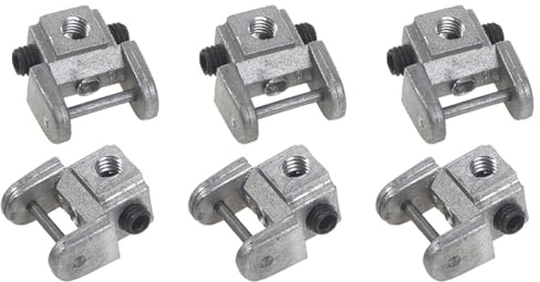 UrbanNest 6 Pièces Supports de Lames de Scie à Chantourner Kits de Conversion Adaptateur Sans Broche Supports de Lame Supérieur/Inférieur en Métal