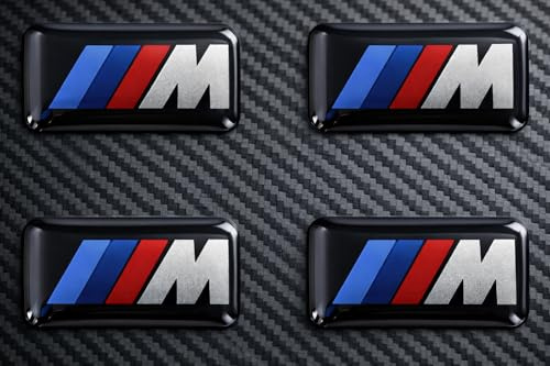 BMW 4X Emblem Plakette Aufkleber M-Zeichen Alufelgen Sticker Aufkleber M Perfomance