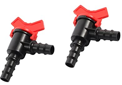 Waterstop Connectors 6mm Pipe Water Control L Shaped Valve Irrigation Water Valve Garden Hose Adapter Garden Irrigation Tap Swit