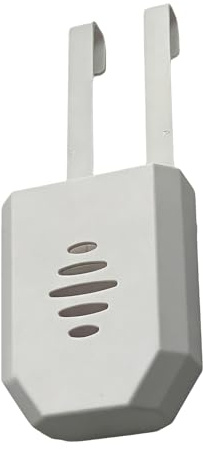 Facile à installer et distributeur de nettoyant pour cuvette de toilette en métal qui maintient une solution claire sans frotter, accrocher l'étui de tablette de nettoyage